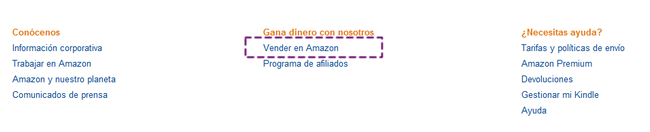 Programa Vender en Amazon